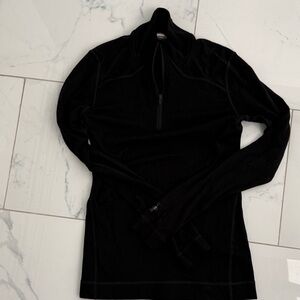 Smartwool Black Quarter-Zip Pullover